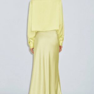 SKINNY MIDI FISHTAIL SKIRT