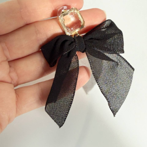 Crystal Bow earrings